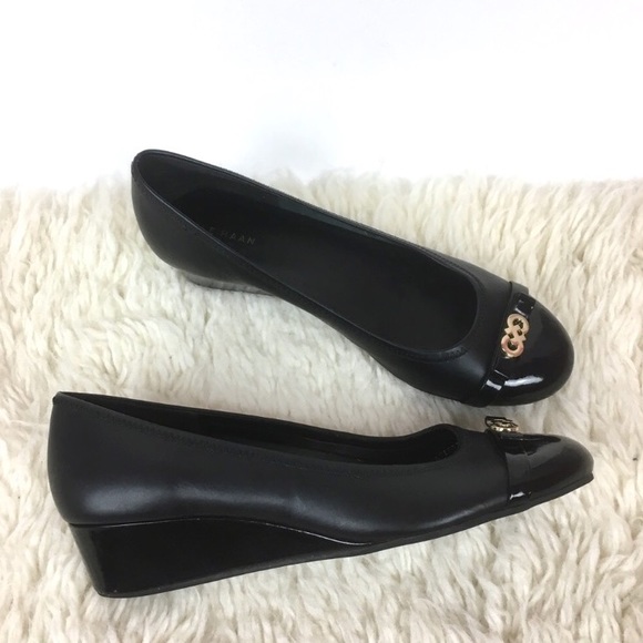 Cole Haan Shoes - Cole Haan Elsie waterproof leather wedge heel